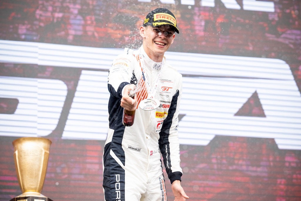 Dansk triumf i Belgien: Bastian Buus vinder 24-timersløbet på Spa.
(Foto: Lionspeed GP)
